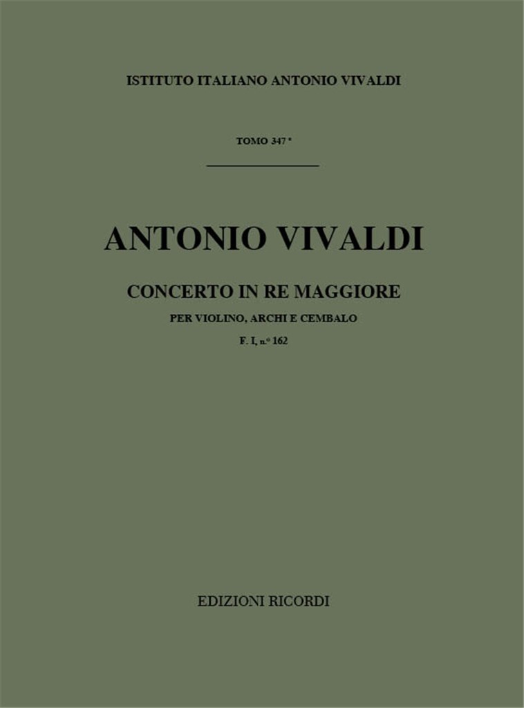 Concerto in Re Maggiore (D Major) Rv 213